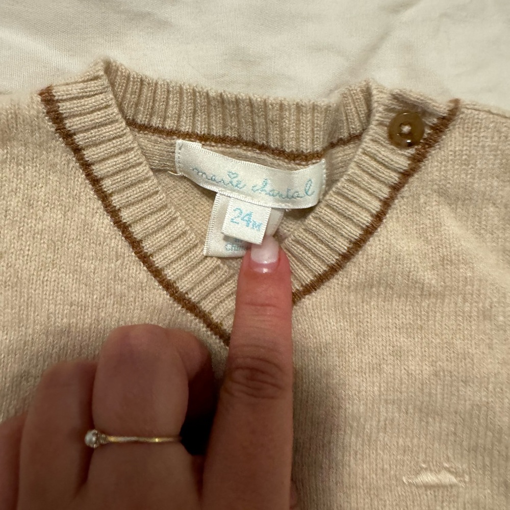 Marie-chantal cashmere sweater